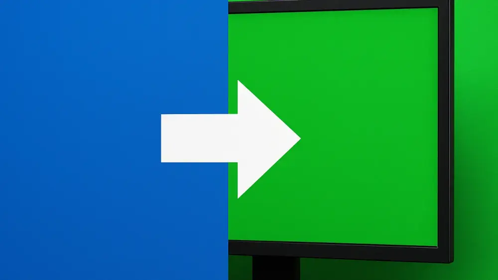 Blue Screen foi substituído por green screen?