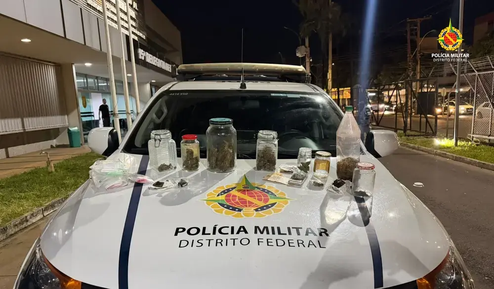 Cheiro forte de maconha leva PMDF a prisão por tráfico em Ceilândia