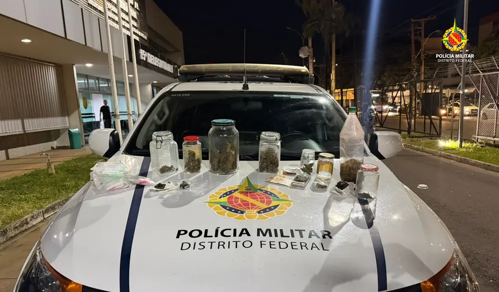 Cheiro forte de maconha leva PMDF a prisão por tráfico em Ceilândia