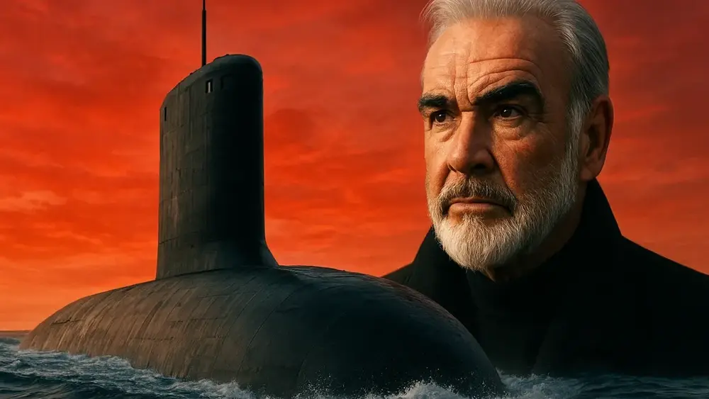 Hunt for Red October de John McTiernan Sean Connery submarino