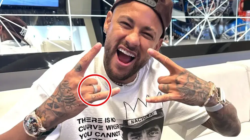 Neymar sem aliança em NY enquanto Biancardi grávida está em Miami