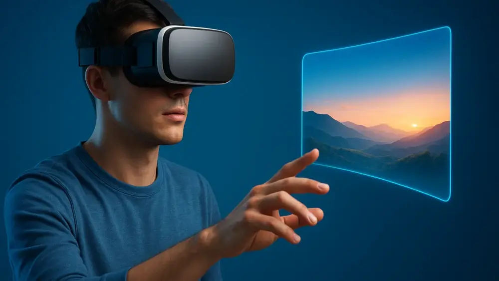 Realidade estendida XR com experiências imersivas