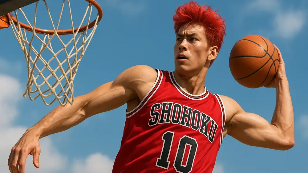 Slam Dunk: Hanamichi e Shohoku na Luta Épica Pelo Basquete!