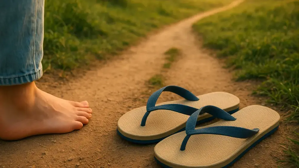 Sonhar com chinelo de outra pessoa: caminhos alheios