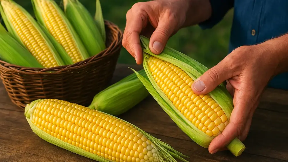 Sonhar com milho verde descascado: colheita e preparo