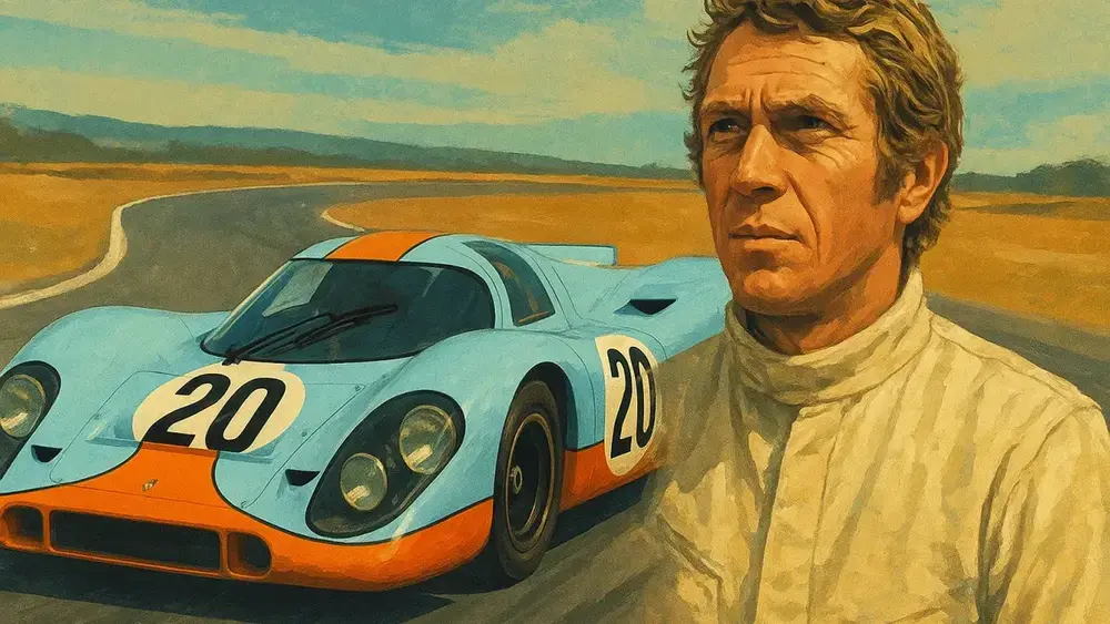 Steve McQueen: Lenda das 24h de Le Mans. Seu Porsche em 71!