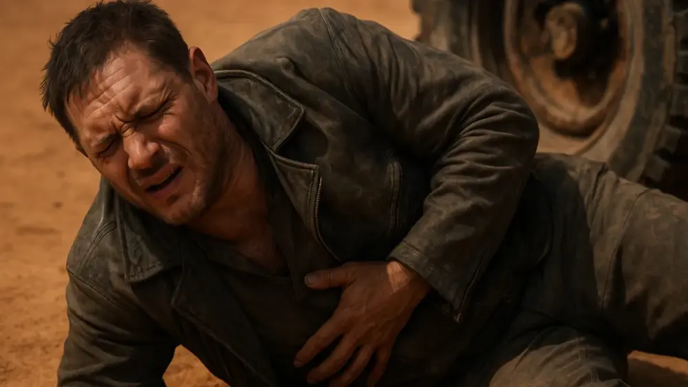 Tom Hardy quebrou costela em Mad Max?